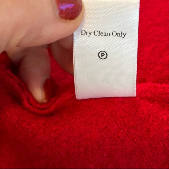 Coldwater Creek Red Wool Blend Jacket, Size Medium - Picture 13 of 13